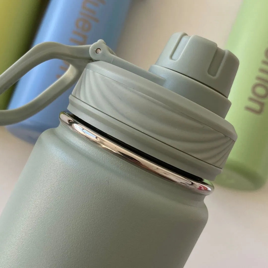 710ml Lulu Insulated Water Cup Sports Bottle Water Bottles Stainless Steel Pure Titanium Vacuum Portable Leakproof Outdoor Cup