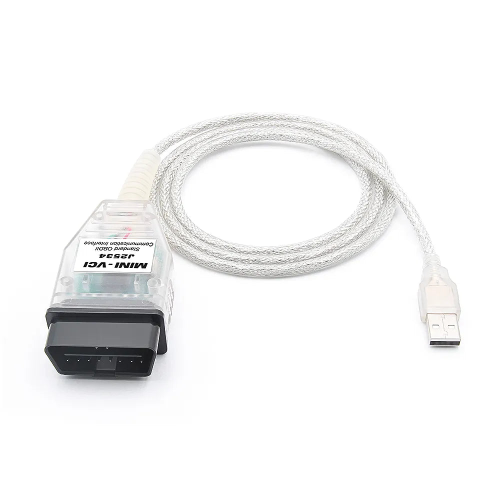 mini vci For Toyota TIS Techstream V18.00.008 minivci FTDI For J2534 Auto Scanner OBD OBD2 Car Diagnostics cable MINI-VCI Cable