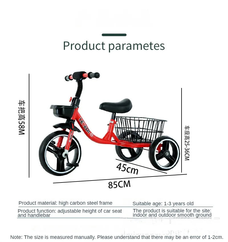 Children's tricycle baby tricycle children's bicycle 3-6 years old